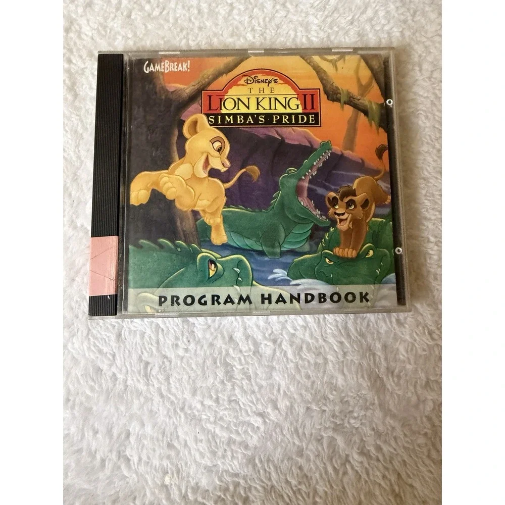 Disney's The Lion King II: Simba's Pride Game Break PC CD ROM Program Handbook